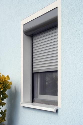 rolety zewnętrzna - okno jednoskrzydłowe